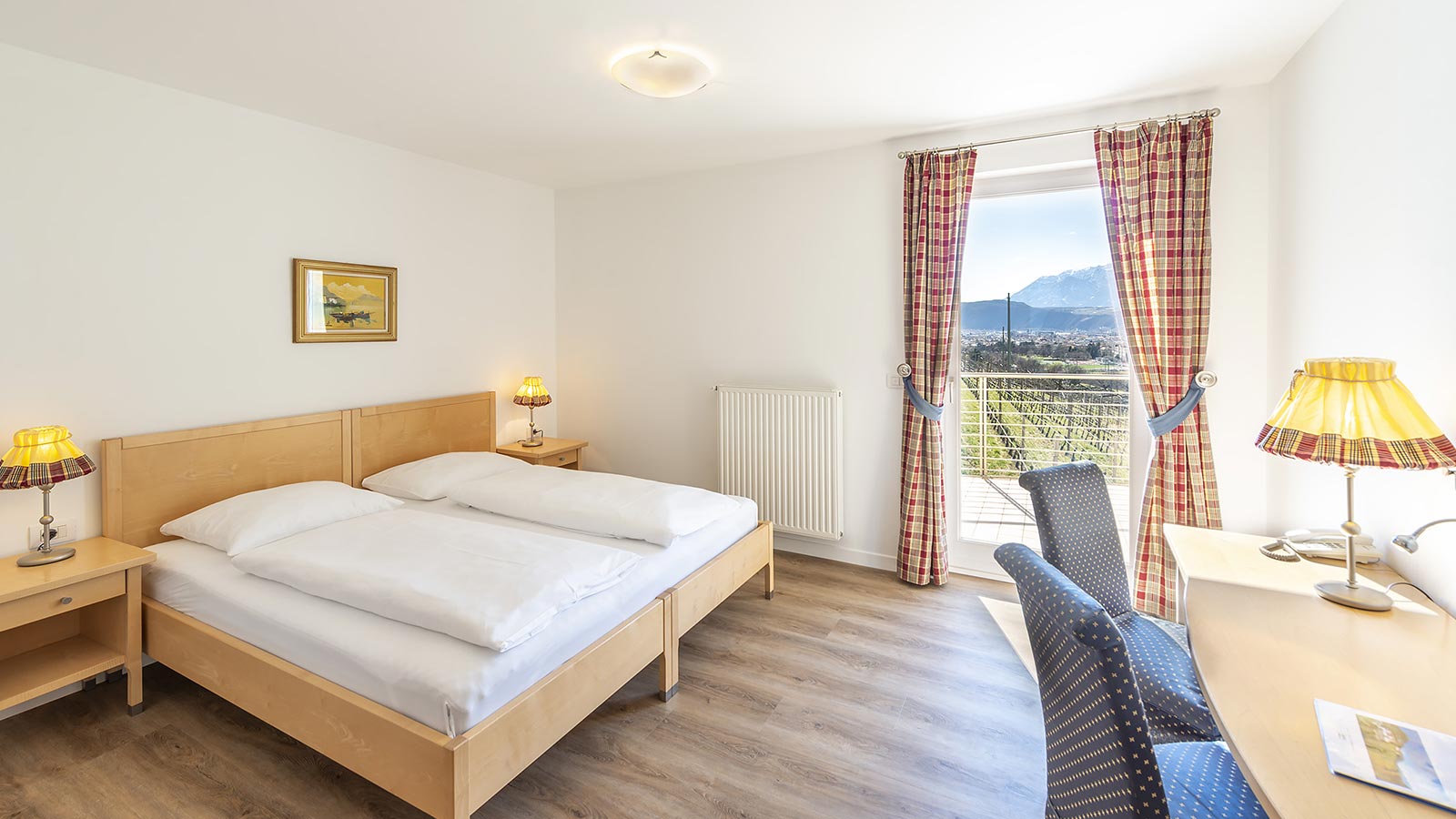 Vista di uno degli alloggi a Bolzano presso l'Hotel Hanny