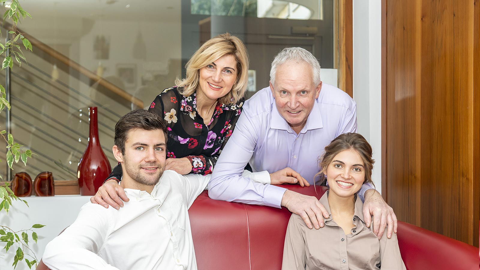 The Riegler family of the Hotel in Bolzano