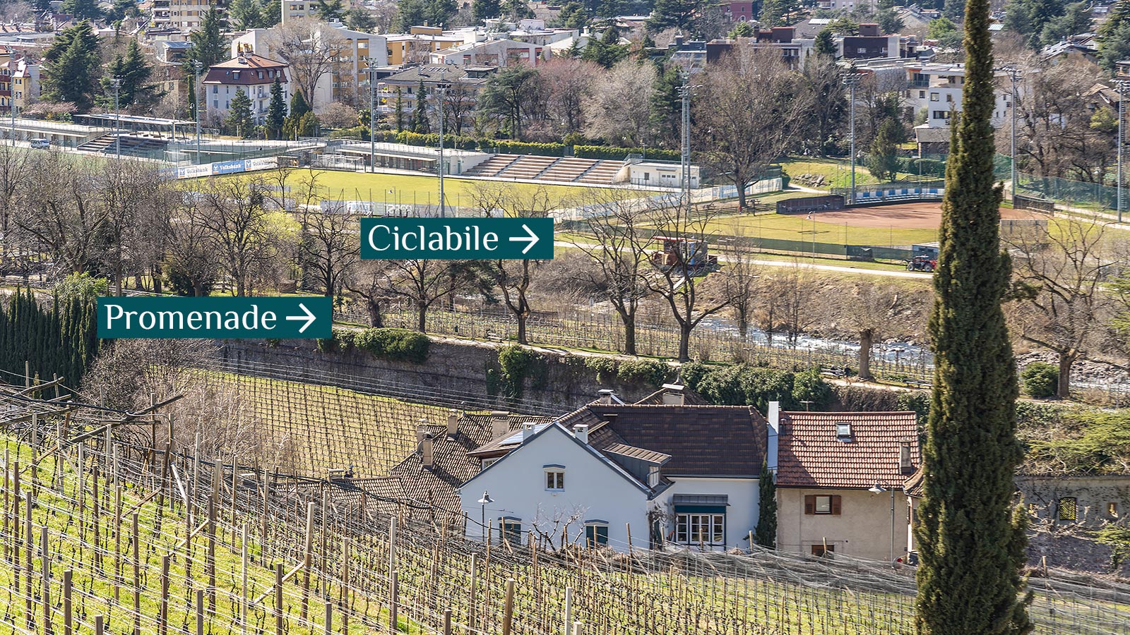 The surroundings of Hotel in Bozen